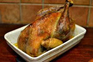 Préparer le chapon avant la cuisson