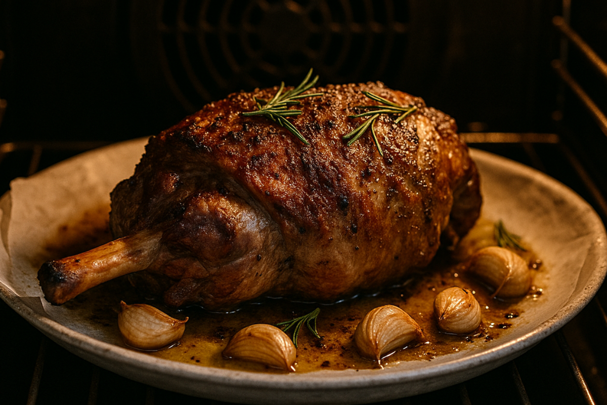 Epaule d'agneau cuisson au four