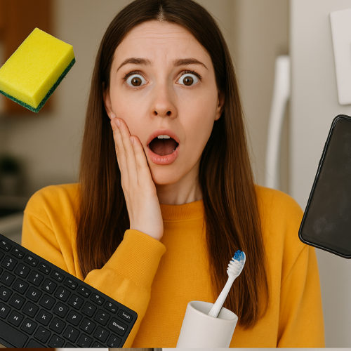 Les 7 objets les plus sales chez vous (spoiler : vous les touchez tous les jours)