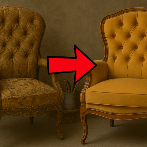 (DIY) Bon pour la déchetterie… Ils redonnent vie à ce fauteuil !